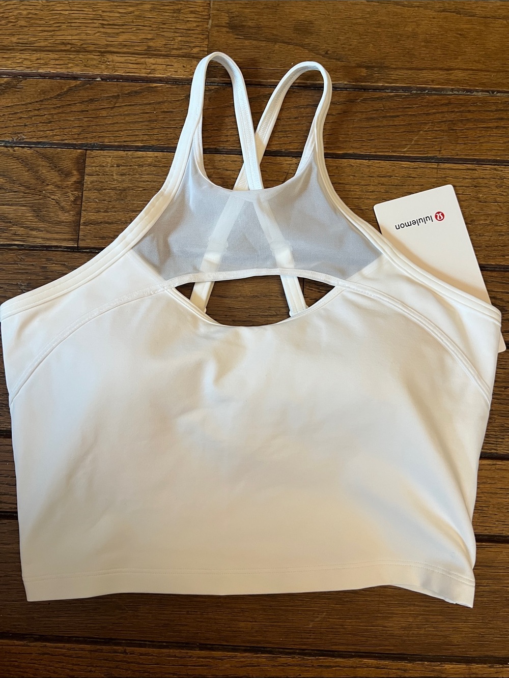 Lululemon Ace Advantage Mesh Panel Tank Built in Bra Size Small NWT
